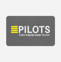 Thumbnail for Pilots They Know How To Fly Designed Bath Mats