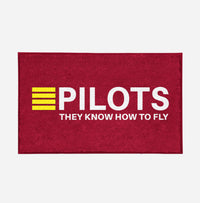 Thumbnail for Pilots They Know How To Fly Designed Door Mats