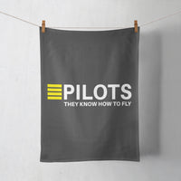Thumbnail for Pilots They Know How To Fly Designed Towels