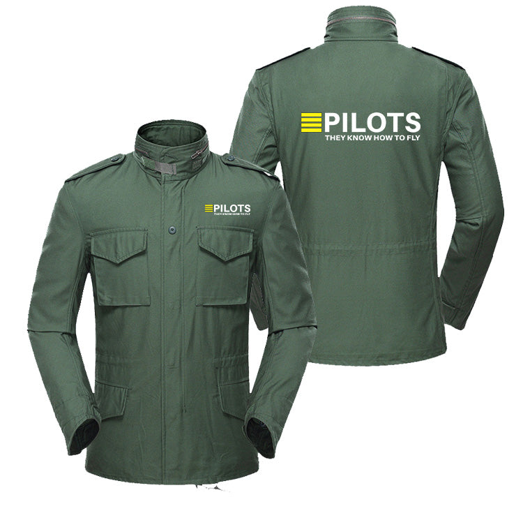 Pilots They Know How To Fly Designed Military Coats