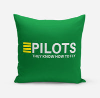 Thumbnail for Pilots They Know How To Fly Designed Pillows
