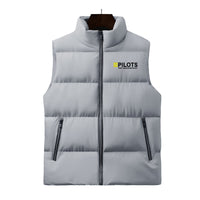 Thumbnail for Pilots They Know How To Fly Designed Puffy Vests