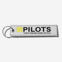 Thumbnail for Pilots They Know How To Fly Designed Key Chains