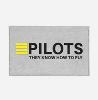 Thumbnail for Pilots They Know How To Fly Designed Door Mats