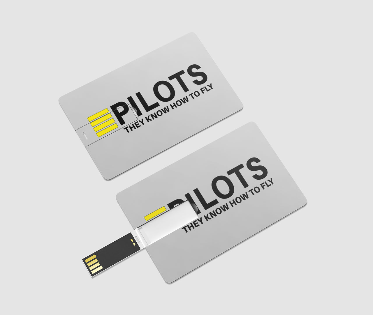 Pilots They Know How To Fly Designed USB Cards