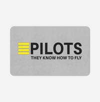 Thumbnail for Pilots They Know How To Fly Designed Bath Mats