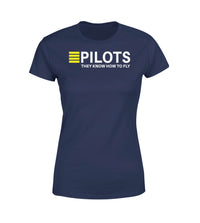 Thumbnail for Pilots They Know How To Fly Designed Women T-Shirts