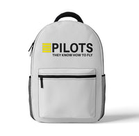 Thumbnail for Pilots They Know How To Fly Designed 3D Backpacks