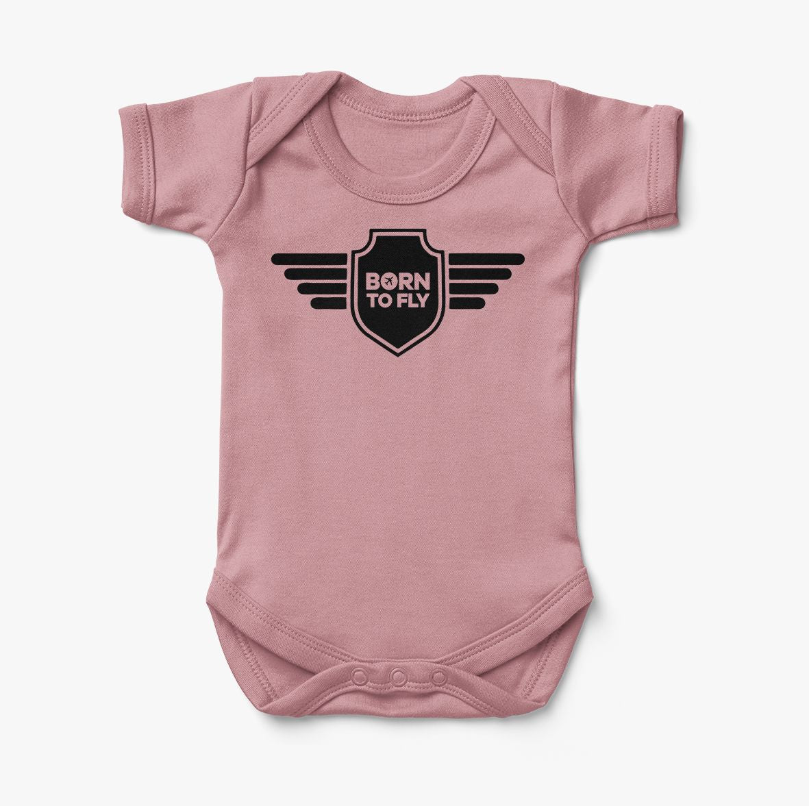Born To Fly & Badge Designed Baby Bodysuits
