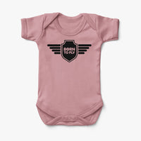Thumbnail for Born To Fly & Badge Designed Baby Bodysuits