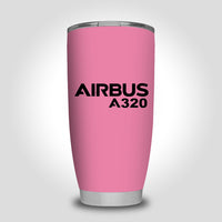 Thumbnail for Airbus A320 & Text Designed Tumbler Travel Mugs