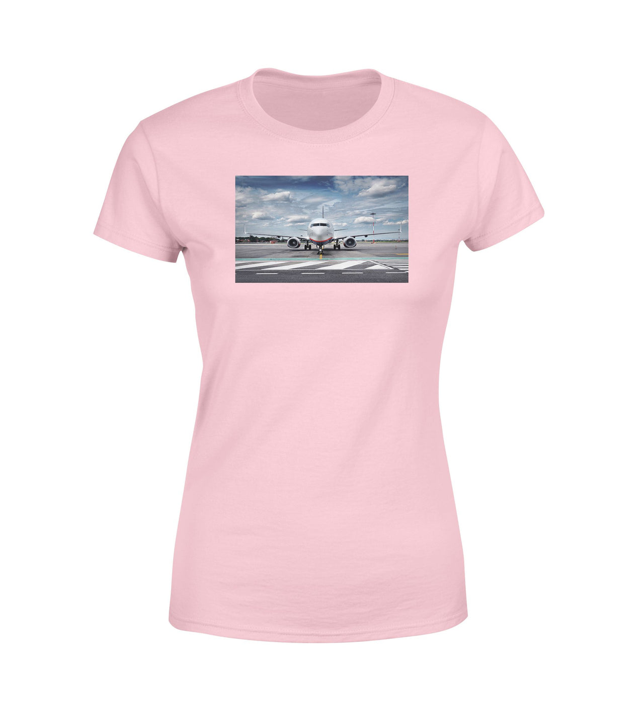 Amazing Clouds and Boeing 737 NG Designed Women T-Shirts