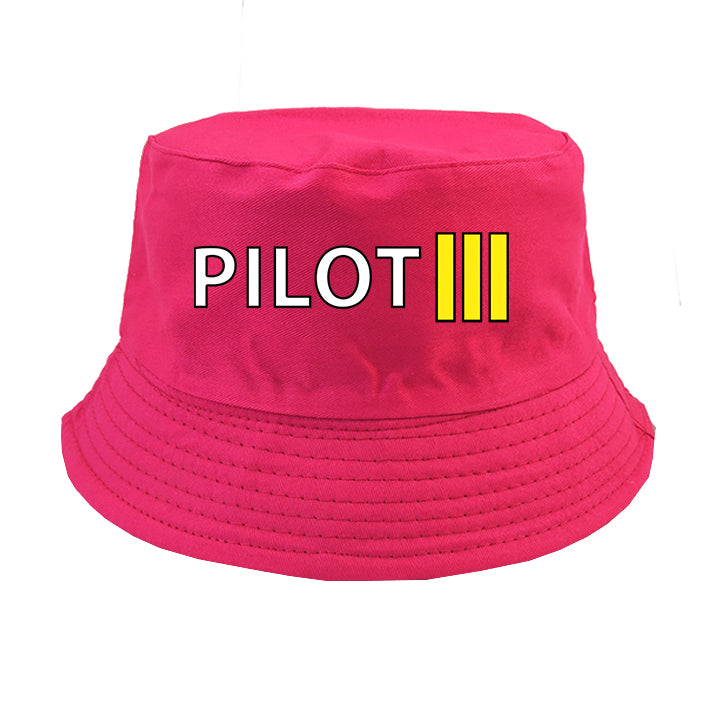 Pilot & Stripes (3 Lines) Designed Summer & Stylish Hats
