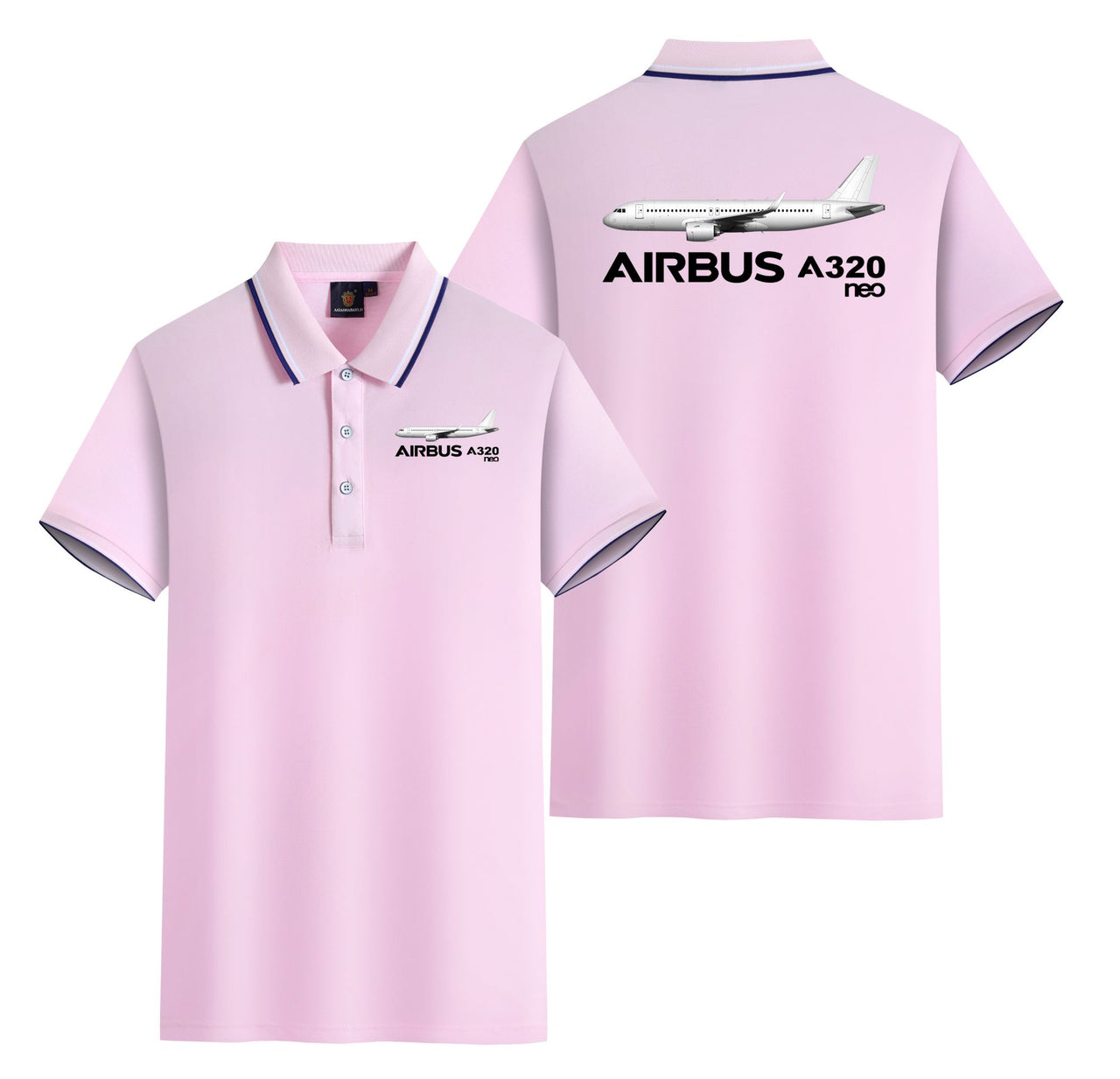 The Airbus A320Neo Designed Stylish Polo T-Shirts (Double-Side)