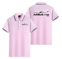 Thumbnail for The Airbus A320Neo Designed Stylish Polo T-Shirts (Double-Side)