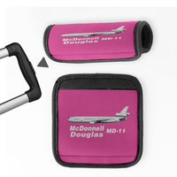 Thumbnail for The McDonnell Douglas MD-11 Designed Neoprene Luggage Handle Covers