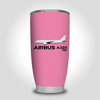 Thumbnail for The Airbus A320Neo Designed Tumbler Travel Mugs