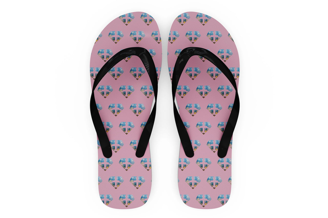 Supermen of The Skies (Sunrise) Designed Slippers (Flip Flops)