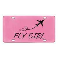 Thumbnail for Just Fly It & Fly Girl Designed Metal (License) Plates