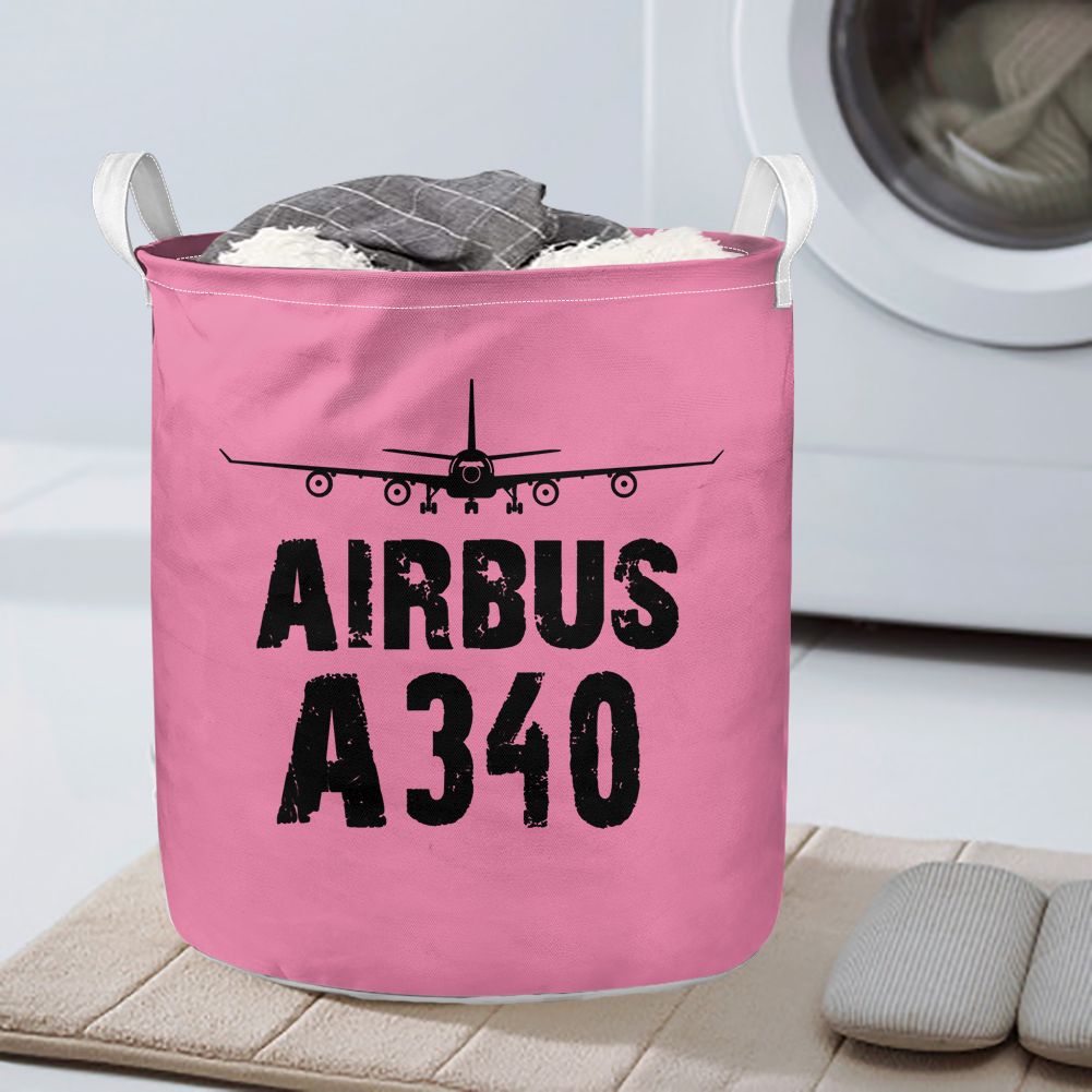 Airbus A340 & Plane Designed Laundry Baskets