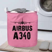 Thumbnail for Airbus A340 & Plane Designed Laundry Baskets