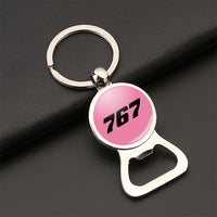 Thumbnail for 767 Flat Text Designed Bottle Opener Key Chains