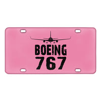 Thumbnail for Boeing 767 & Plane Designed Metal (License) Plates