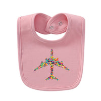 Thumbnail for Colourful Airplane Designed Baby Saliva & Feeding Towels