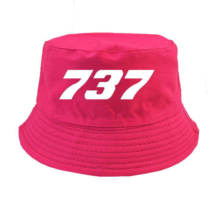 737 Flat Text Designed Summer & Stylish Hats