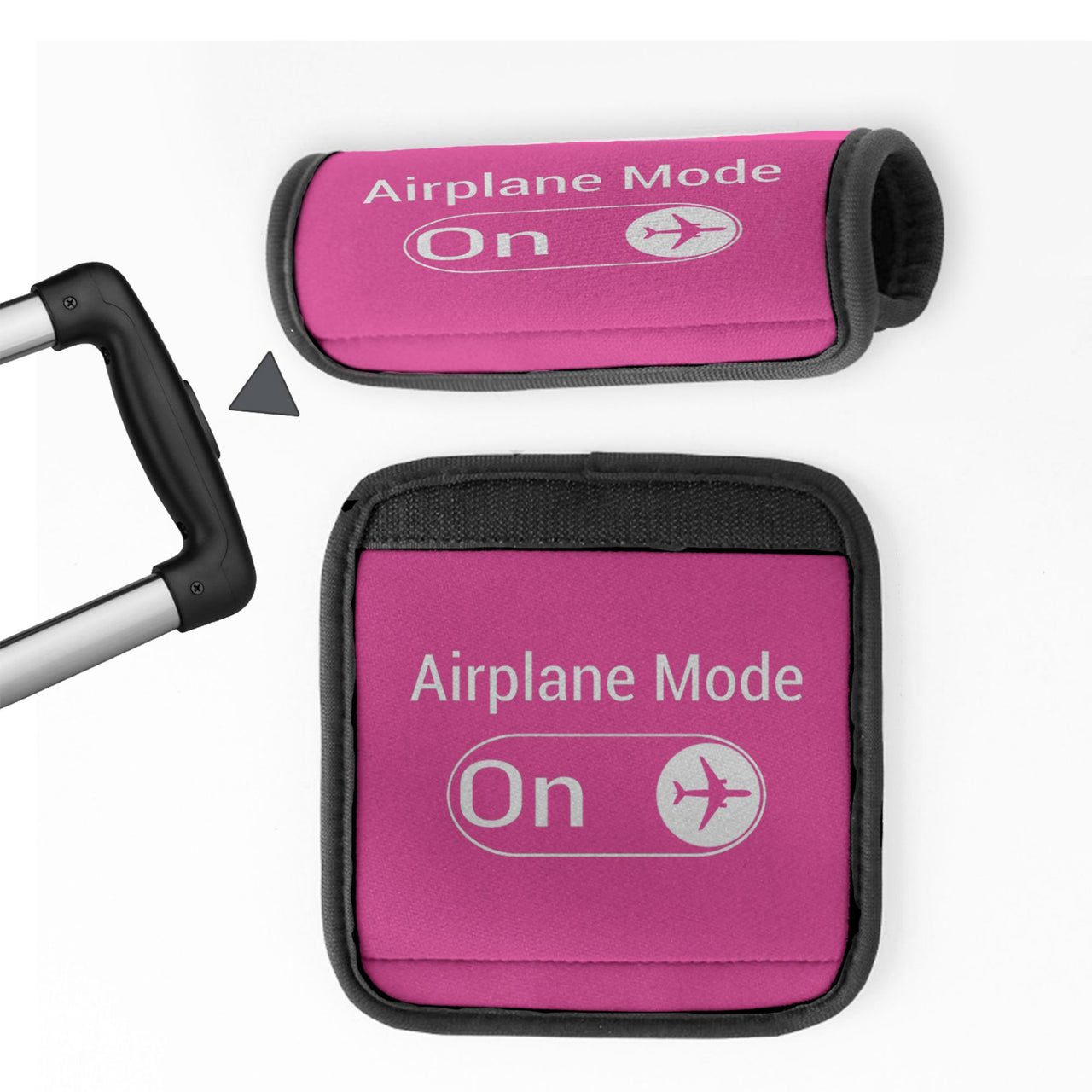 Airplane Mode On Designed Neoprene Luggage Handle Covers