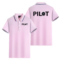 Thumbnail for Pilot & Jet Engine Designed Stylish Polo T-Shirts (Double-Side)