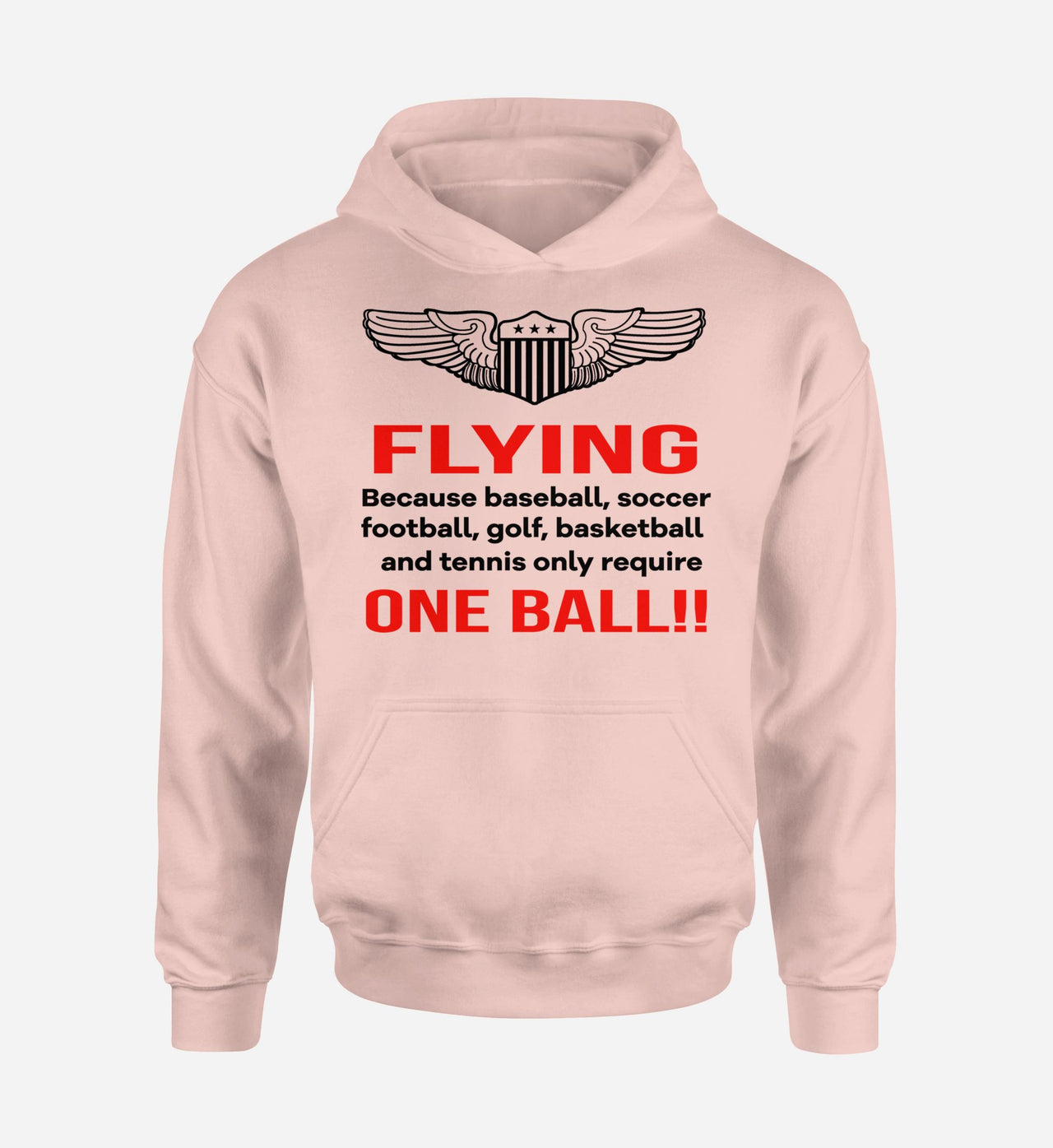 Flying One Ball Designed Hoodies