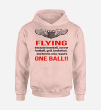 Thumbnail for Flying One Ball Designed Hoodies