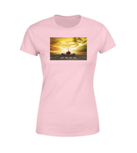 Thumbnail for Ready for Departure Passanger Jet Designed Women T-Shirts