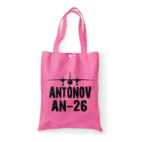 Thumbnail for Antonov AN-26 & Plane Designed Tote Bags