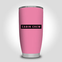 Thumbnail for Cabin Crew Text Designed Tumbler Travel Mugs