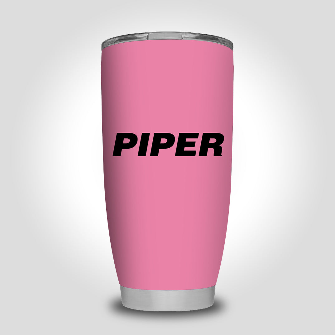 Piper & Text Designed Tumbler Travel Mugs
