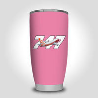Thumbnail for Super Boeing 747 Intercontinental Designed Tumbler Travel Mugs