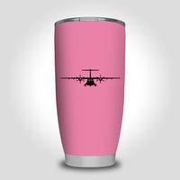Thumbnail for ATR-72 Silhouette Designed Tumbler Travel Mugs