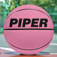 Thumbnail for Piper & Text Designed Basketball