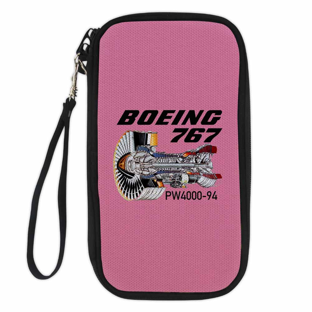 Boeing 767 Engine (PW4000-94) Designed Travel Cases & Wallets