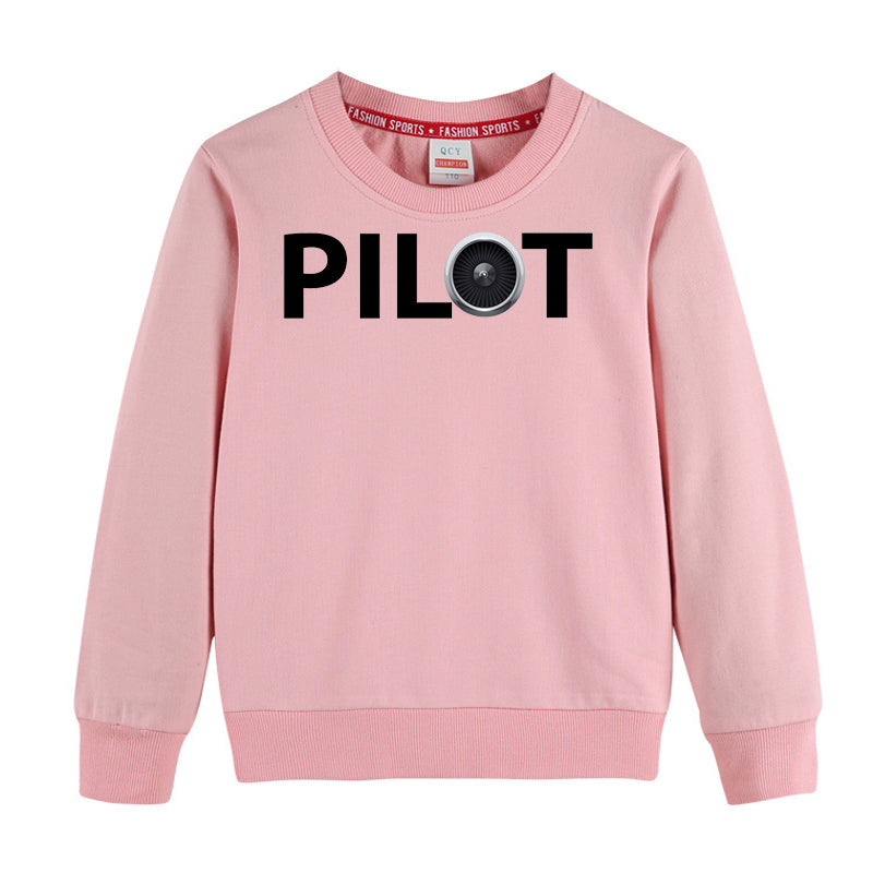Pilot & Jet Engine Designed "CHILDREN" Sweatshirts