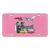 Thumbnail for Airbus A380 & GP7000 Engine Designed Metal (License) Plates