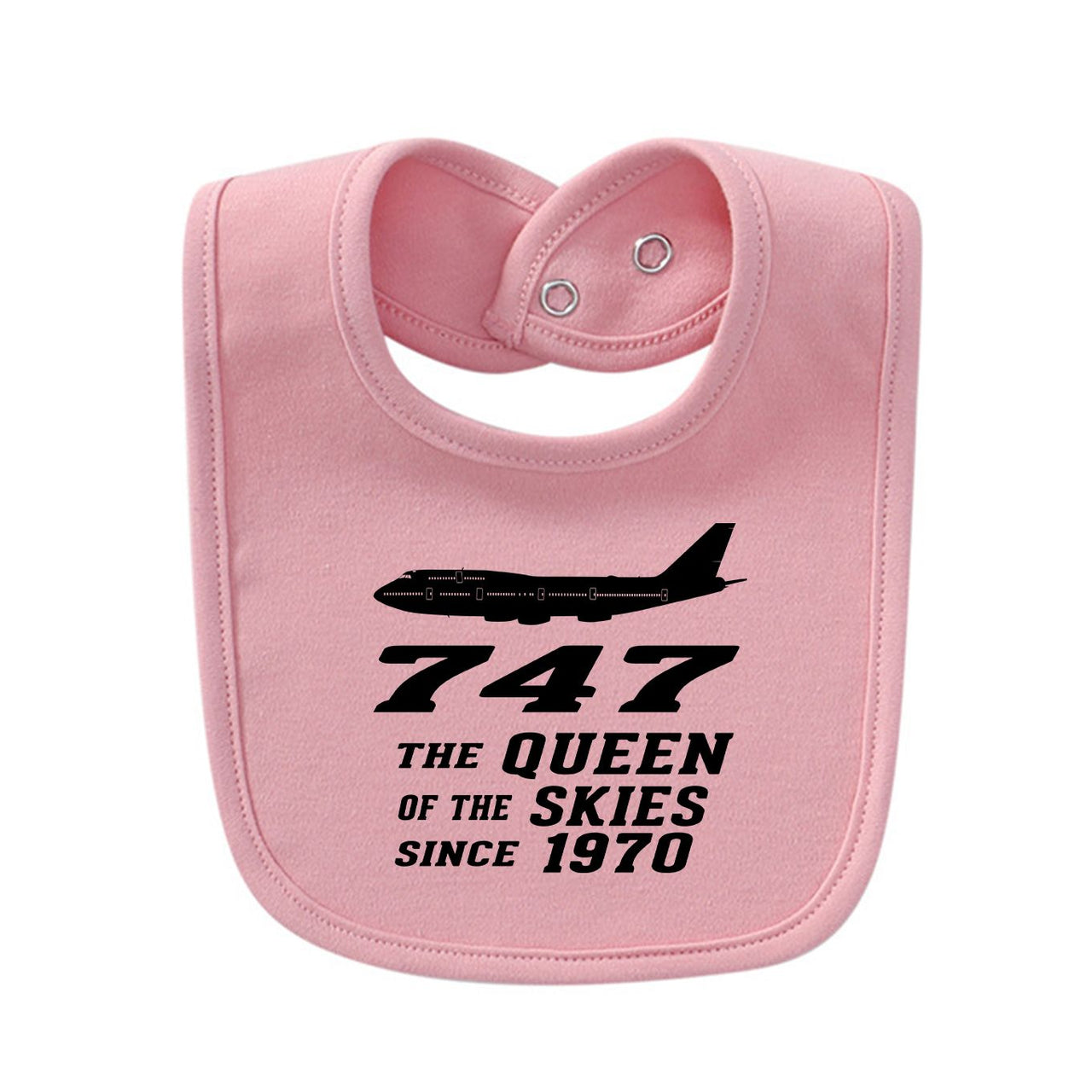 Boeing 747 - Queen of the Skies (2) Designed Baby Saliva & Feeding Towels