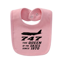 Thumbnail for Boeing 747 - Queen of the Skies (2) Designed Baby Saliva & Feeding Towels