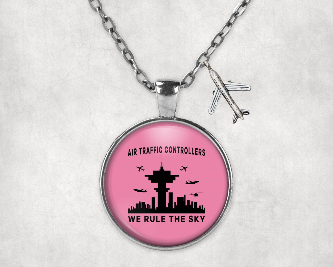 Air Traffic Controllers - We Rule The Sky Designed Necklaces