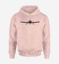 Thumbnail for Piper PA28 Silhouette Plane Designed Hoodies