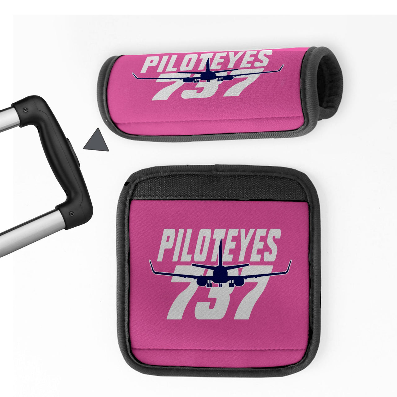 Amazing Piloteyes737 Designed Neoprene Luggage Handle Covers