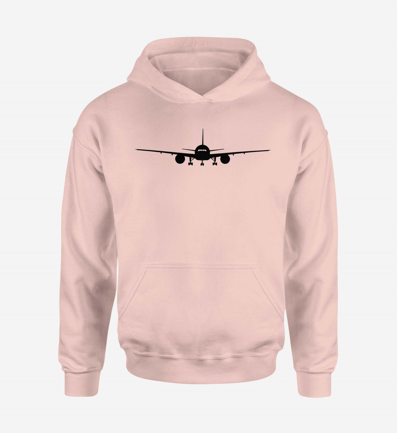 Boeing 777 Silhouette Designed Hoodies