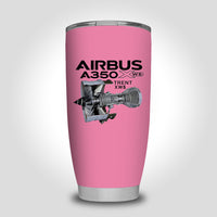Thumbnail for Airbus A350 & Trent Wxb Engine Designed Tumbler Travel Mugs